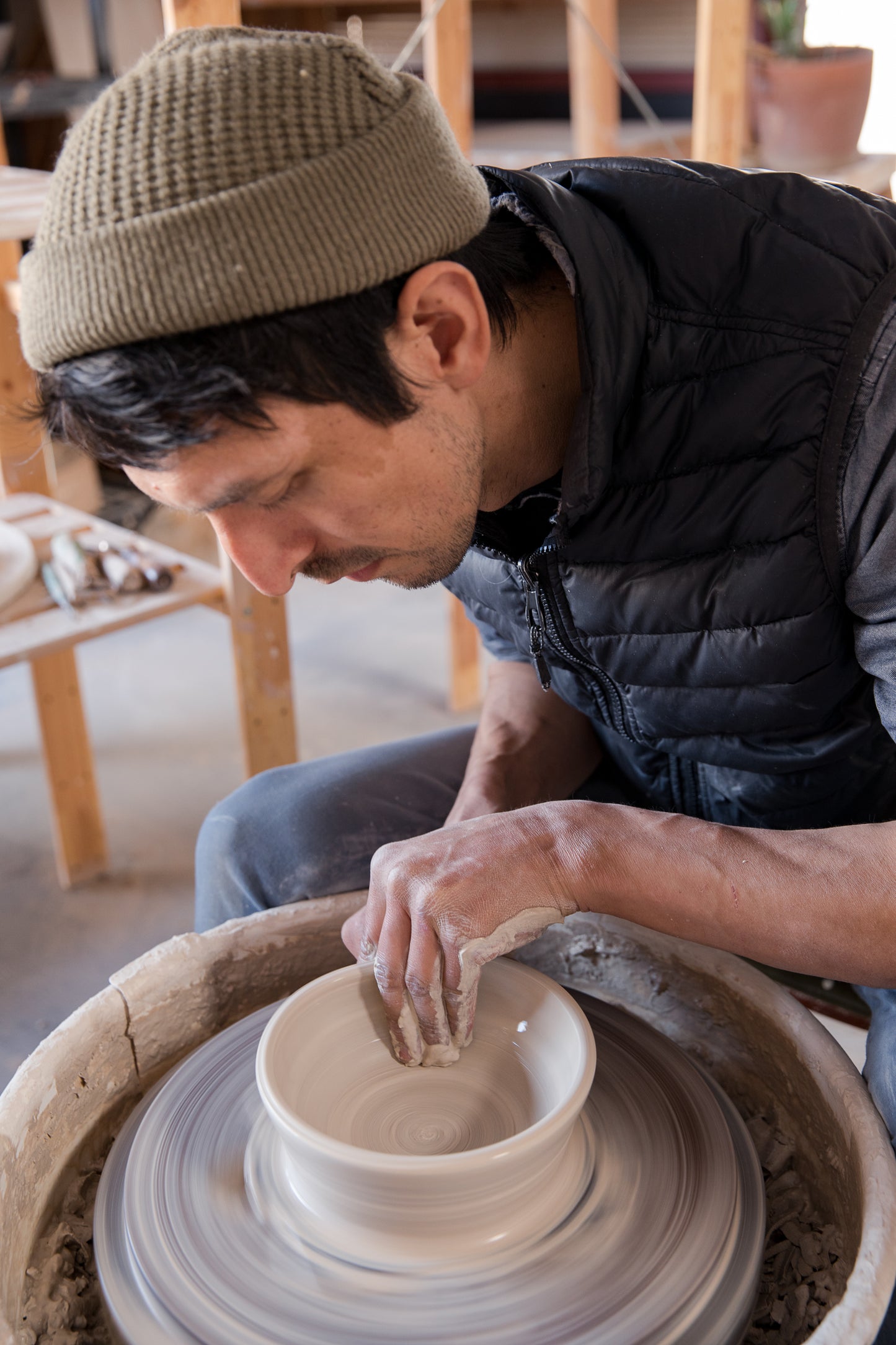 Intro To Wheel Throwing Class Dec + Jan