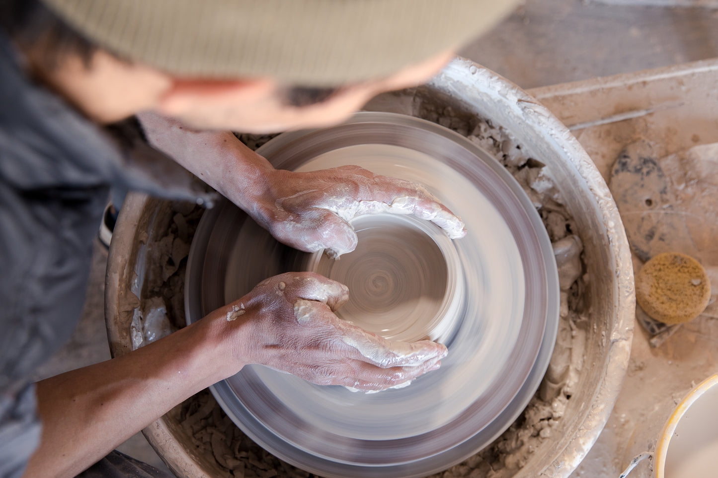 Intro To Wheel Throwing Class Dec + Jan