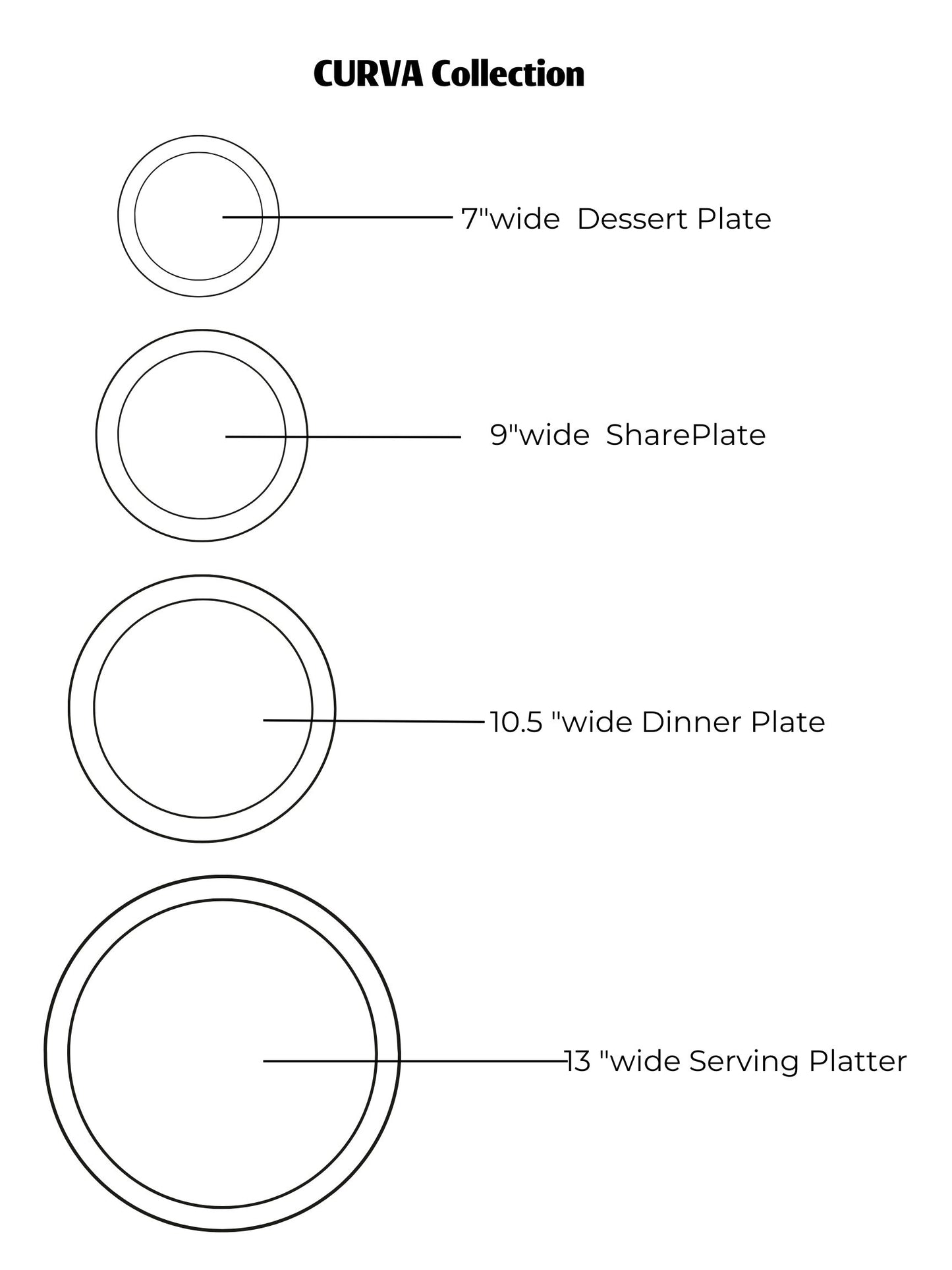 Round Serving Platter