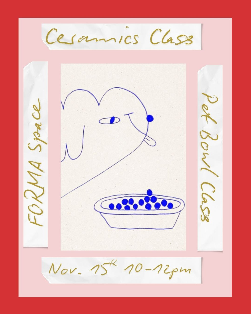 Nov. 15th / Ceramic Pet Bowl Class