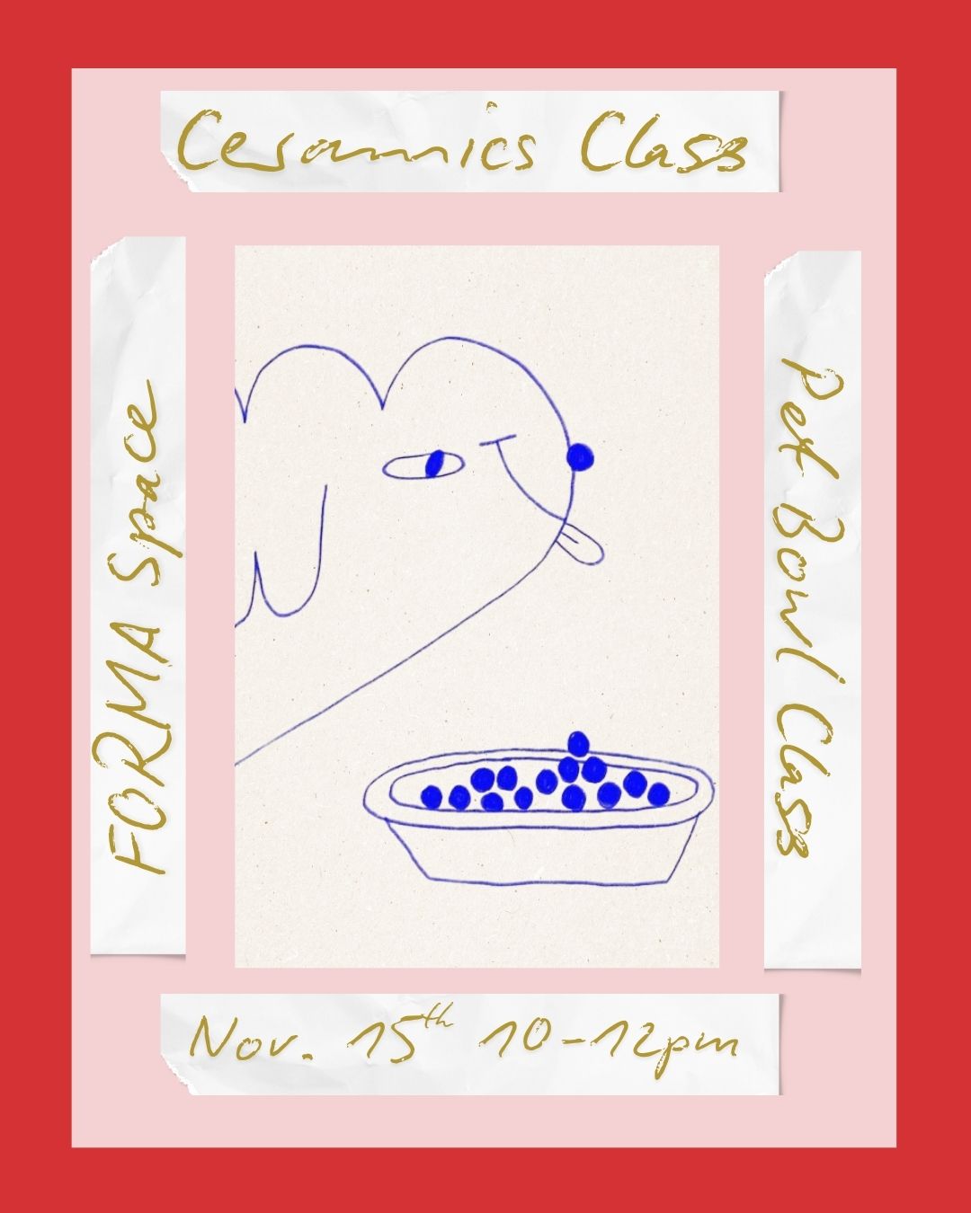 Nov. 15th / Ceramic Pet Bowl Class