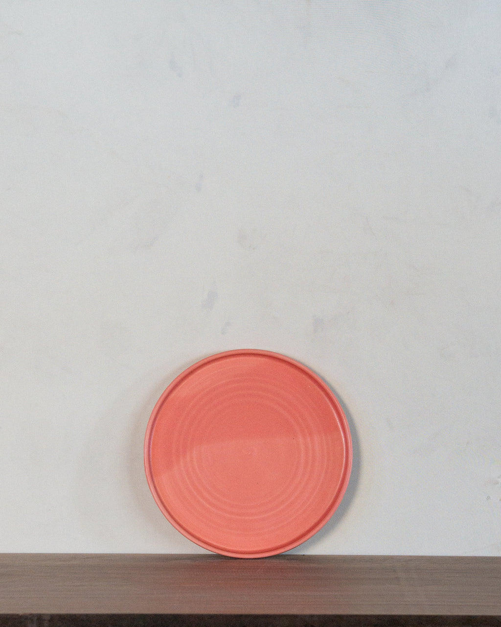 7" Square Sided Dessert Plate in Guava Glaze