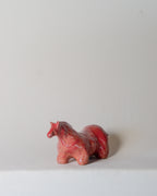 Medium Horse Sculpture in Pomegranite Glaze