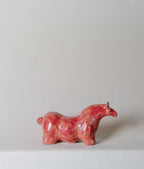 Medium Horse Sculpture in Pomegranite Glaze