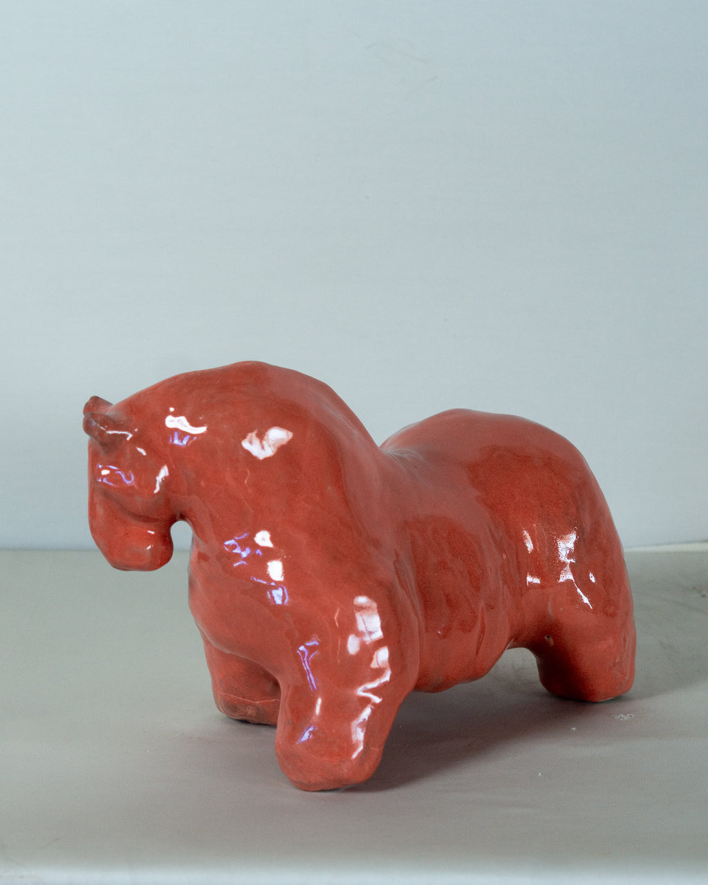 New: Tangerine, Horse Sculpture