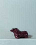 New: Small Horse Sculpture in Plumb Glaze
