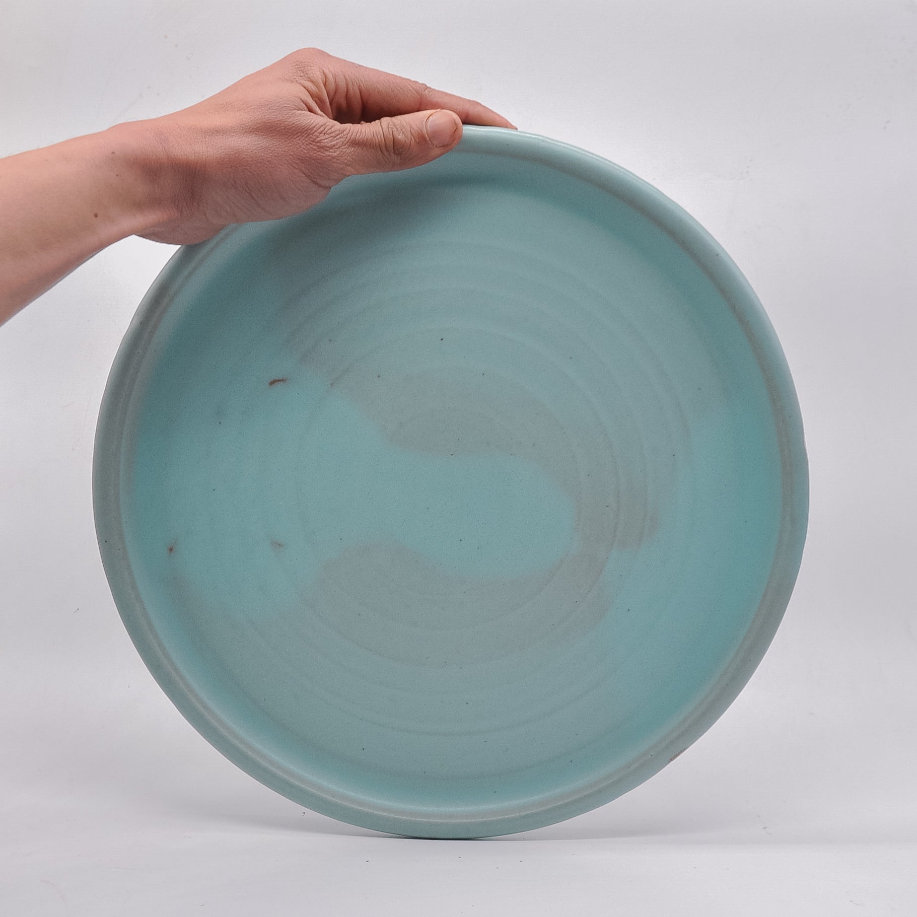 SALE Round Serving Platter in Laguna