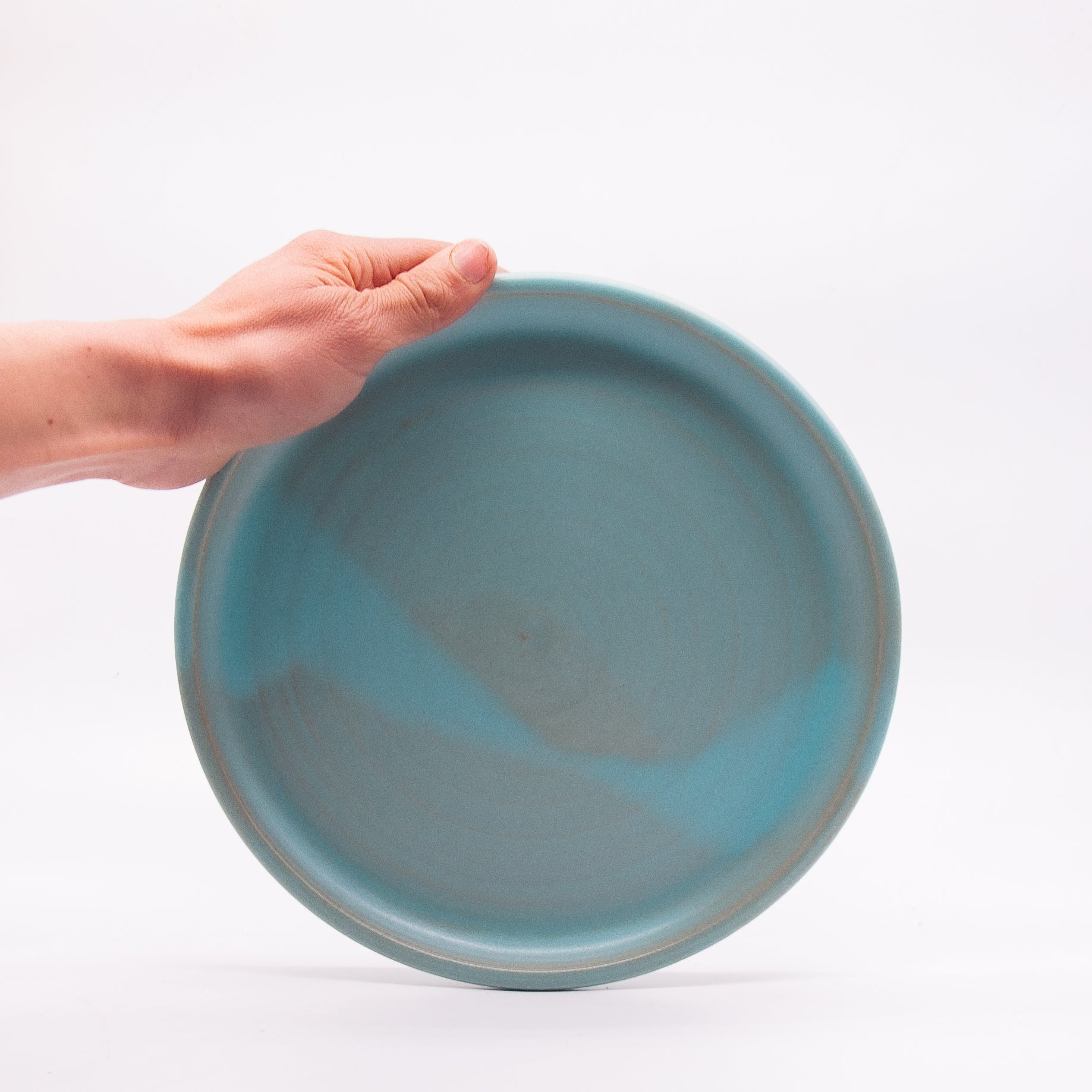 Janitzio Series: Dinner Plate in Laguna Glaze