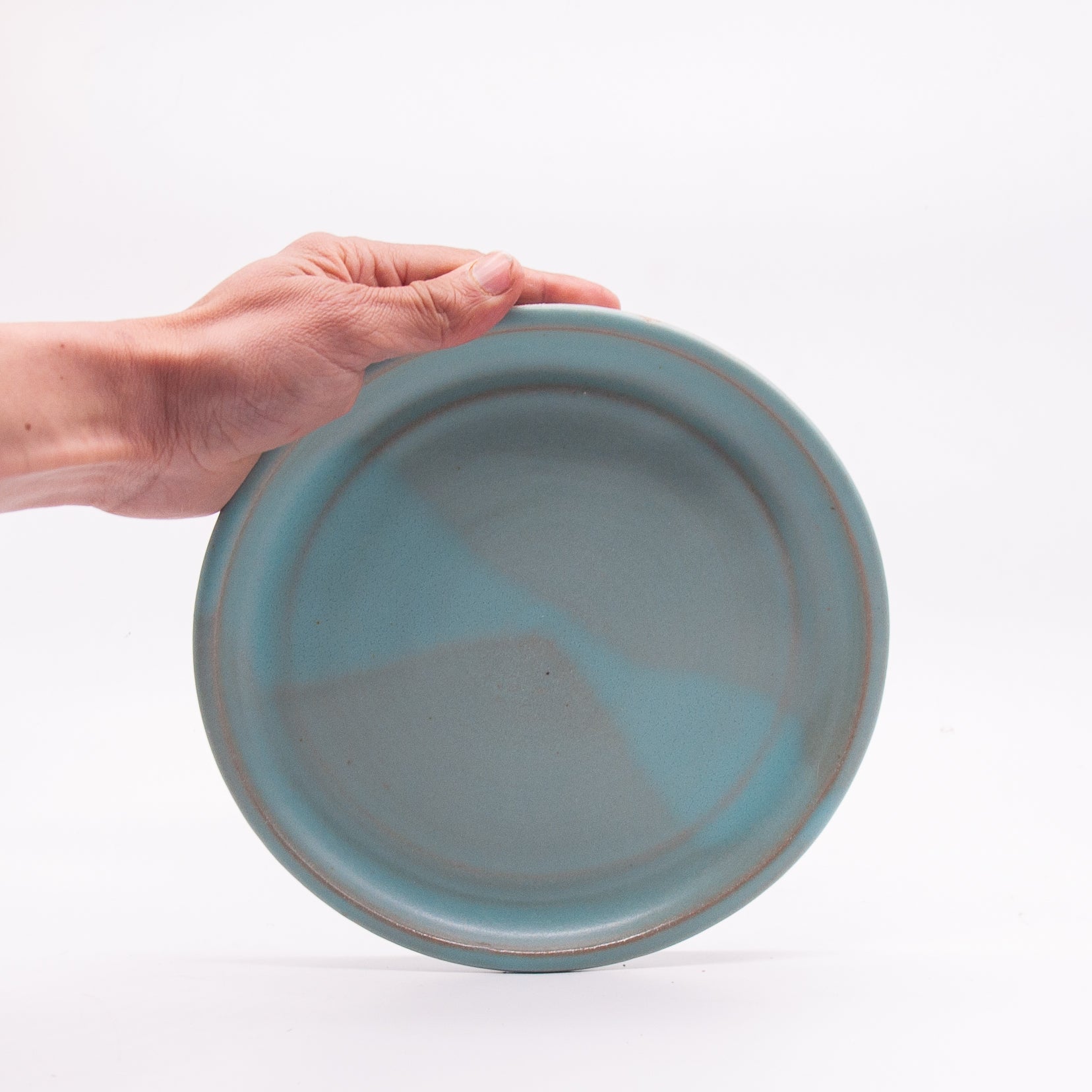 Janitzio Series: Share Plate in Laguna  Glaze