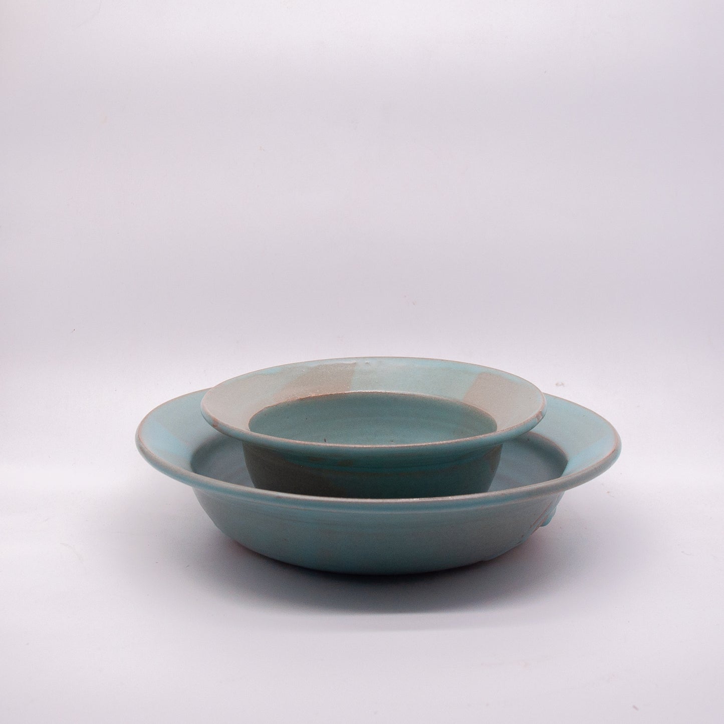 Janitzio Series: Flared Rim Coup Bowl in Laguna Glaze