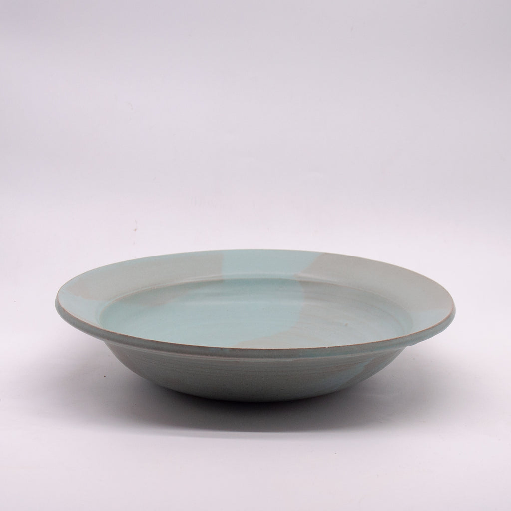 Janitzio Series: Flared Rim Coup Bowl in Laguna Glaze