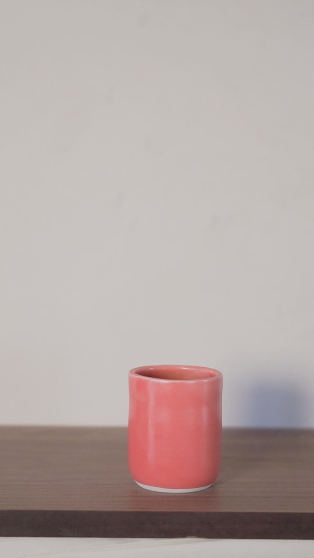 Cylinder Tumbler - Guava Glaze
