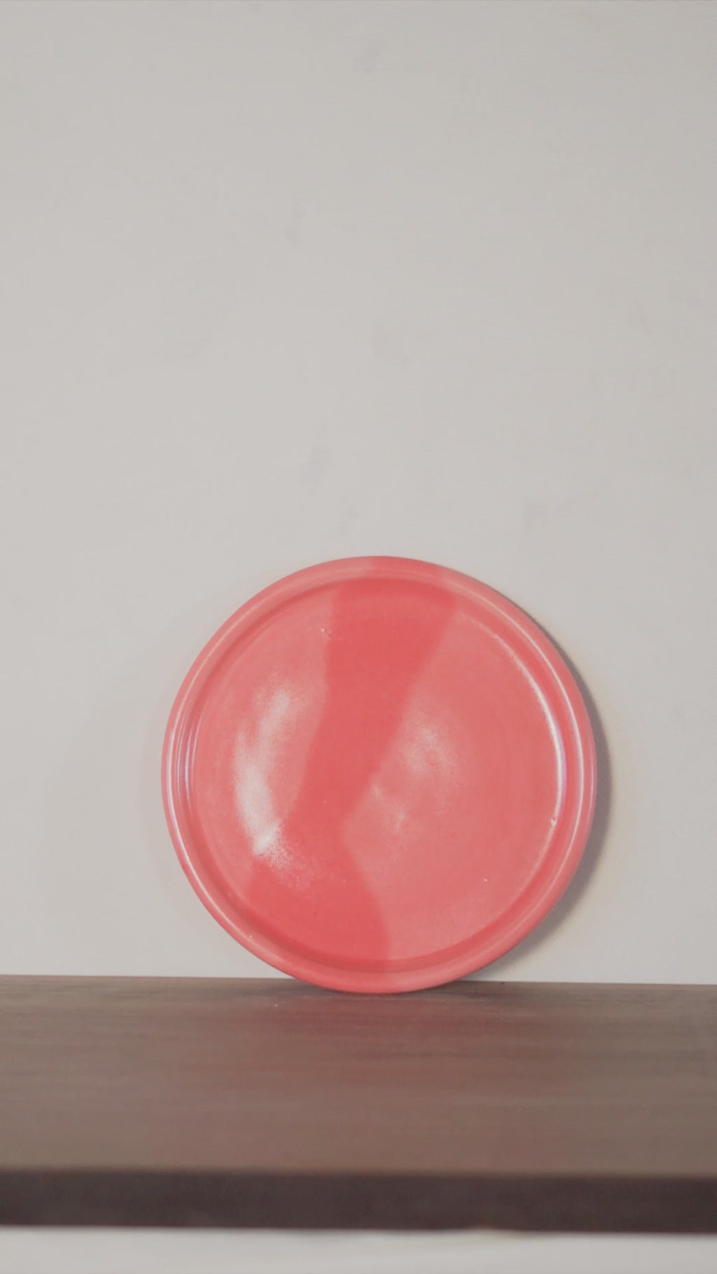 7" Beveled Dessert Plate in Salted Butter Glaze