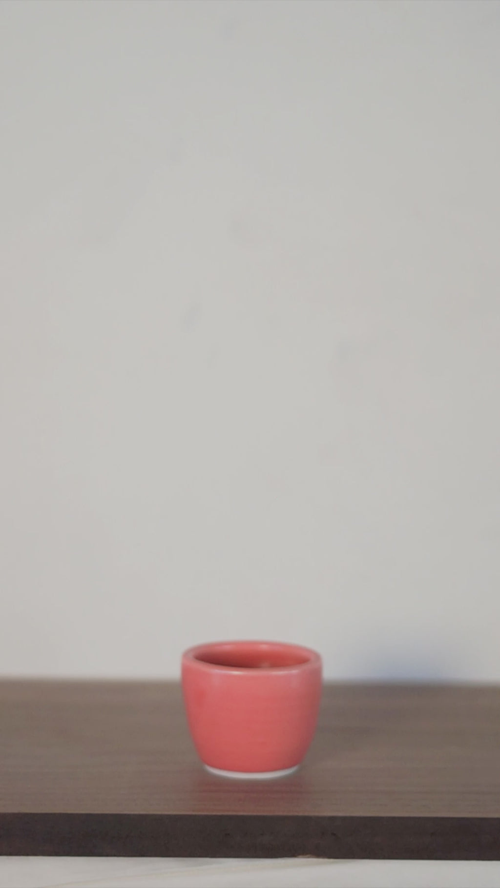 Espresso Cup- Guava Glaze